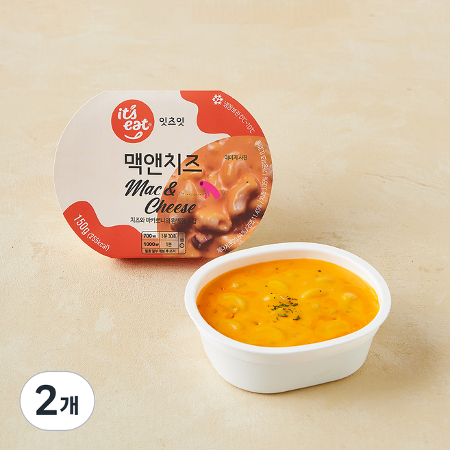 잇츠잇 맥앤치즈, 150g, 2개