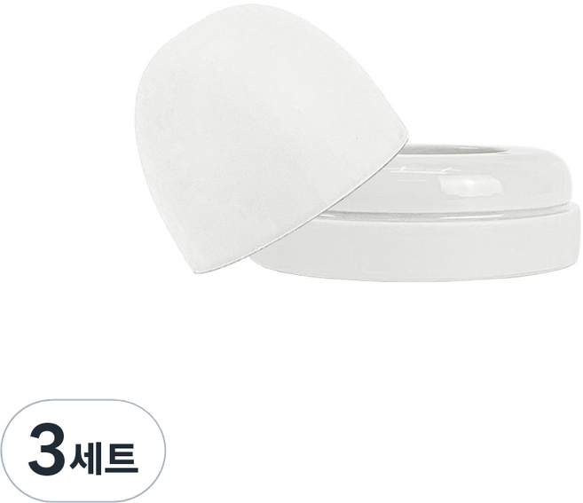 유비맘 시그니처 빨대컵 뚜껑세트, 3세트, 뚜껑+스크류(링), 구름