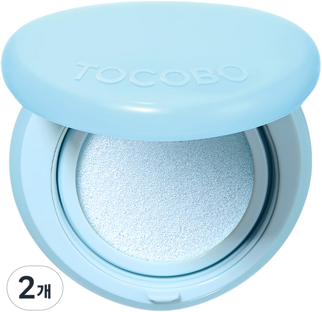 토코보 블러 피니쉬 선 쿠션 01 코튼 블루 SPF50+ PA++++, 13g, 2개