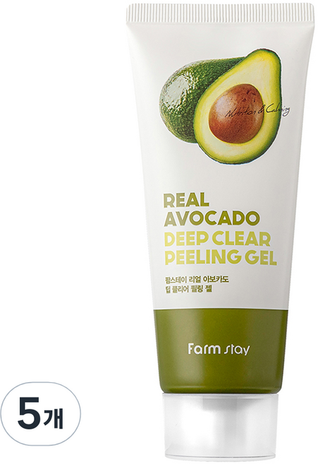 팜스테이 리얼 아보카도 딥 클리어 필링 젤, 100ml, 5개