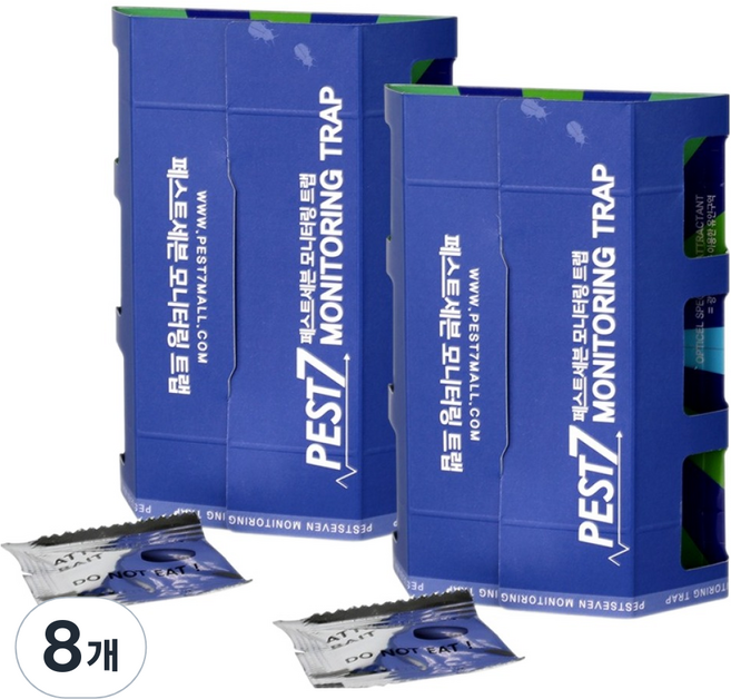 페스트세븐 보행해충 모니터링 트랩, 8개