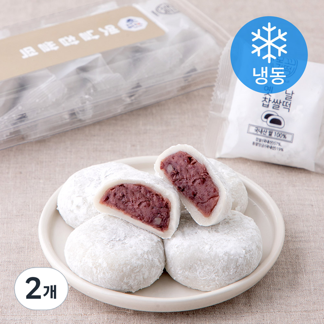 청사초롱 옛날 찹쌀떡 (냉동), 60g, 5개입, 2개