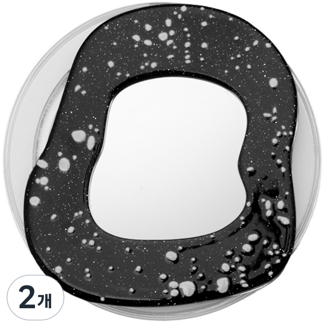 구스페리 디자인 맥세이프 그립 스마트톡, 08블랙미러, 2개