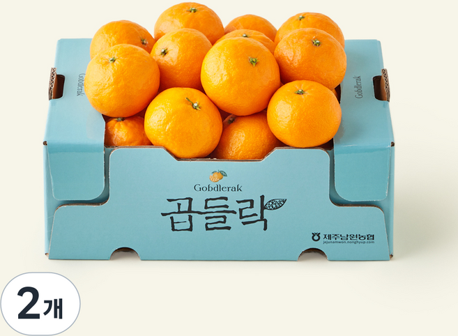 제주 남원농협 곱들락 카라향 랜덤과, 2개, 2kg