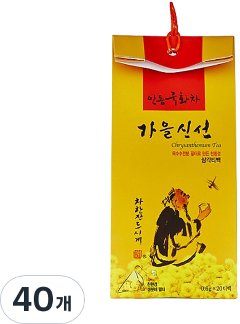 가을신선 안동국화차 삼각티백, 0.6g, 20개입, 1개