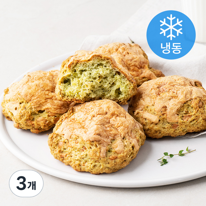 서울브레드 바질치즈 스콘 (냉동), 70g, 5개입, 3개