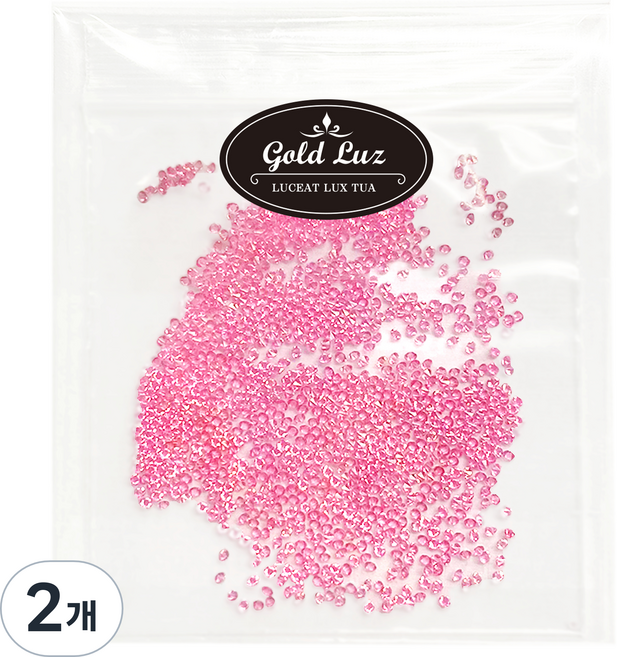 골드루쓰 픽시네일 포인티드차톤 1440p, 라이트로즈, 2개