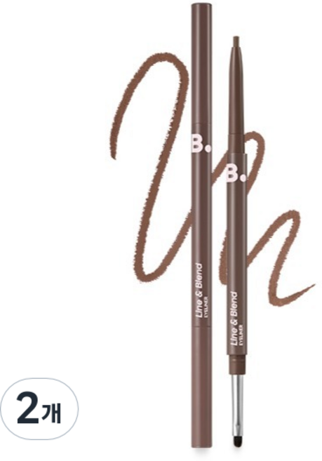 비바이바닐라 무드 온 라인 앤 블렌드 아이라이너 0.12g, BR01 초콜렛 마티니, 2개