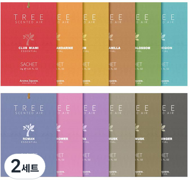 미트라샵 스몰트리 사쉐 S 12종 세트, 2세트