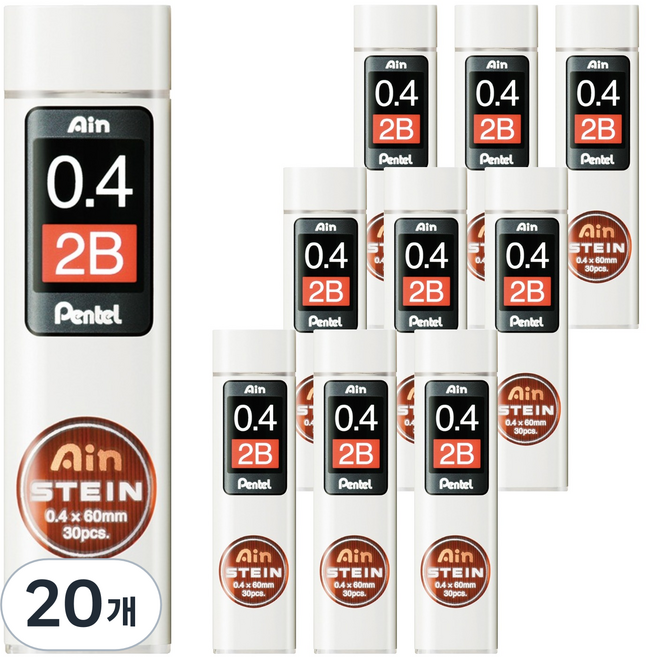 펜텔 아인슈타인 샤프심 2B C274, 600개, 0.4mm