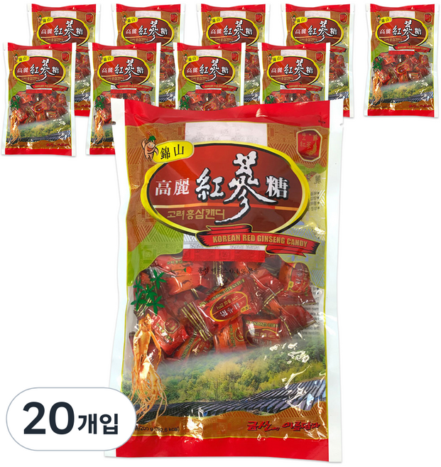 아이삼 고려홍삼캔디, 20개, 200g