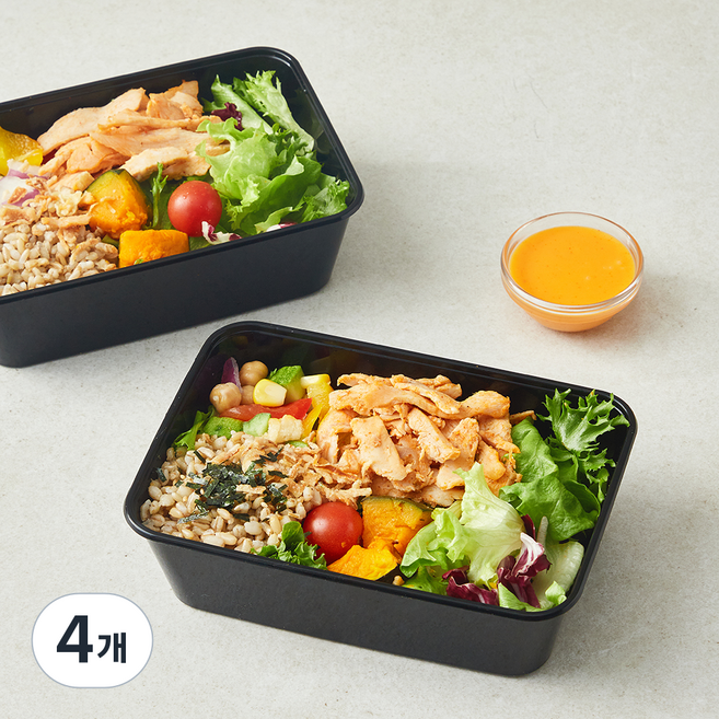 세끼판다 판다의 스파이시 치킨 포케 샐러드, 226g, 4개