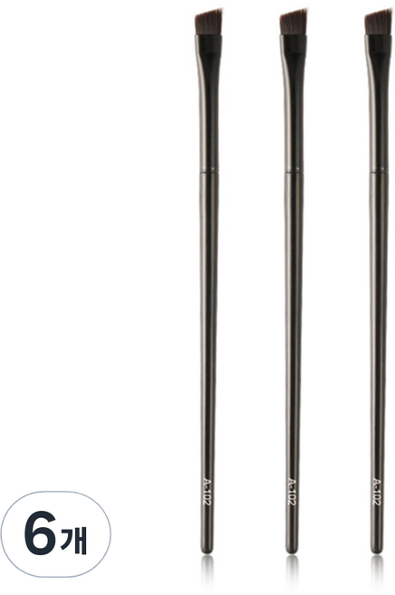 데일리프렌즈 조니아 아이라이너 브러쉬, 블랙, 6개