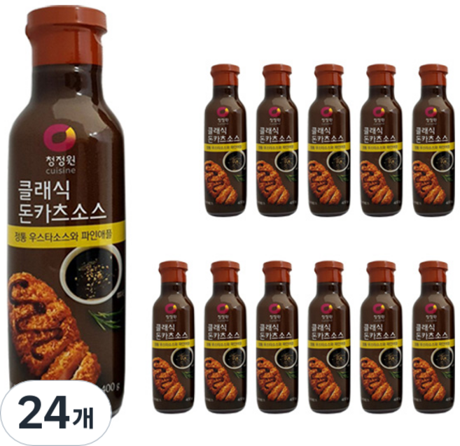 청정원 클래식 돈카츠 소스, 400g, 24개