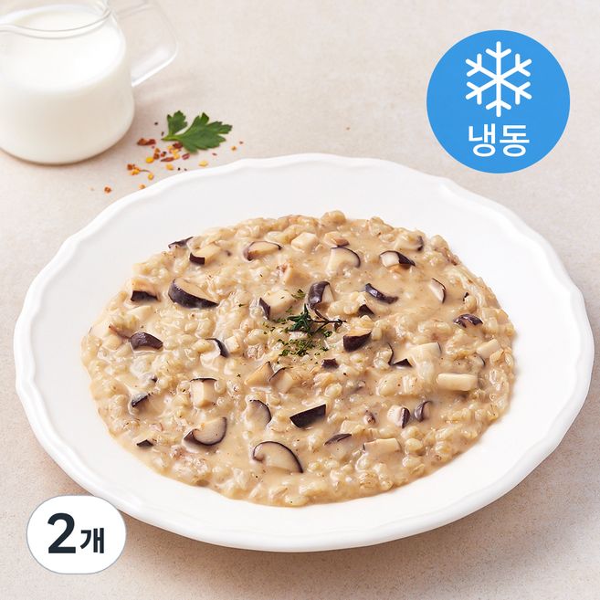 쿡솜씨 통보리 크림 리조또 밀키트 (냉동), 430g, 2개