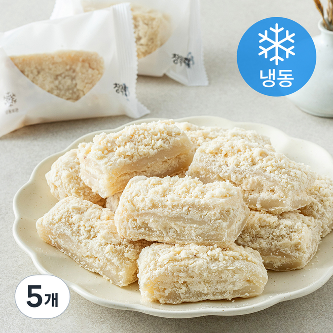 창억떡 포근하고 담백한 동부찰떡 (냉동), 500g, 5개