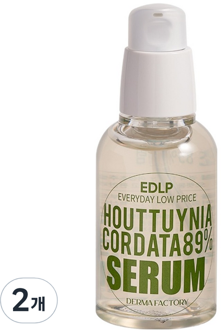 더마팩토리 EDLP 어성초 89% 세럼, 50ml, 2개