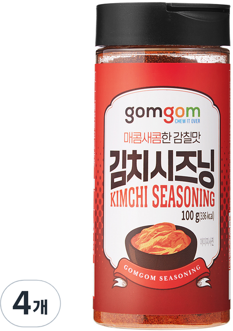 곰곰 김치시즈닝, 100g, 4개
