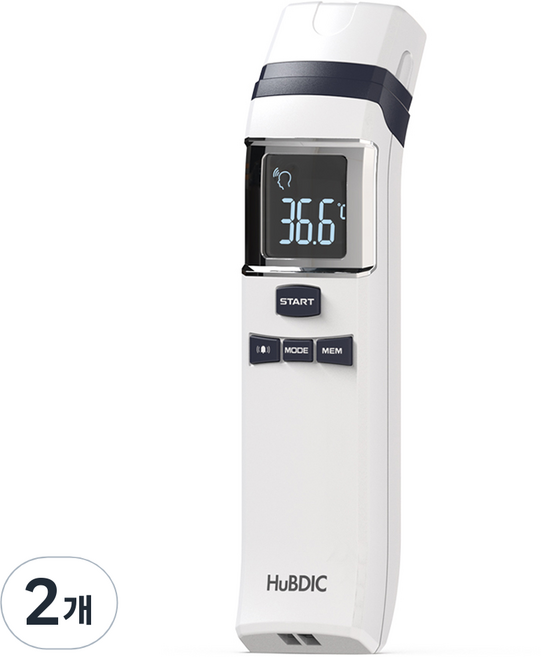 휴비딕 스캔 방식 피부적외선 체온계 HFS-1500, 2개