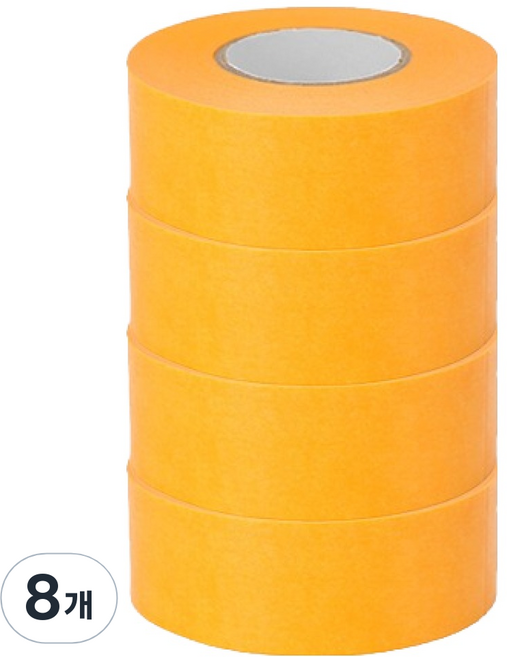 OON 종이 마스킹 테이프 30mm x 18미터, 8개