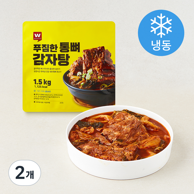 외갓집 푸짐한 통뼈 감자탕 (냉동), 1.5kg, 2개