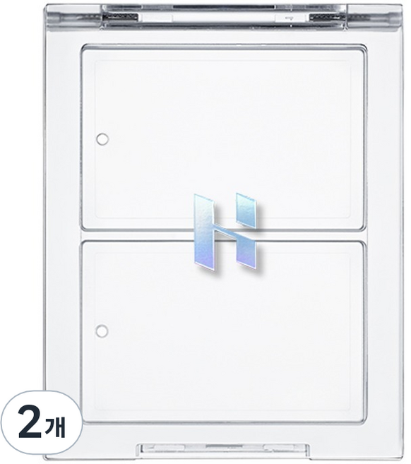 HOLIKA HOLIKA MY FAVE 多功能彩妝盤空盤 4格, 2個, 單一顏色