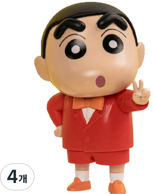 짱구는못말려 파티 피규어 랜덤발송, 4개