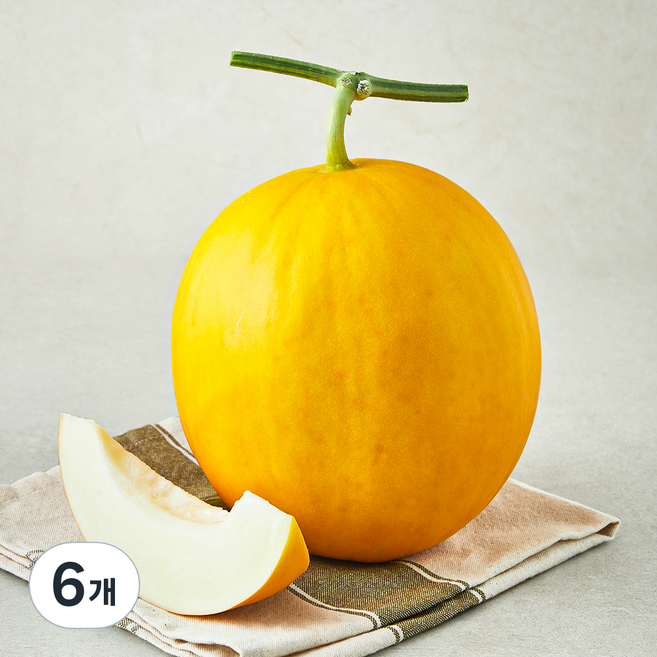 새벽경매 노란 양구메론, 1.5kg, 6개