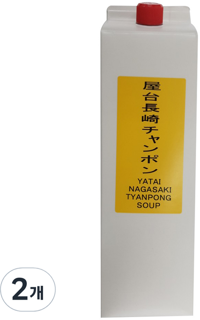 아리아케 야타이 나가사끼 짬뽕 스프 소스, 1.8L, 2개