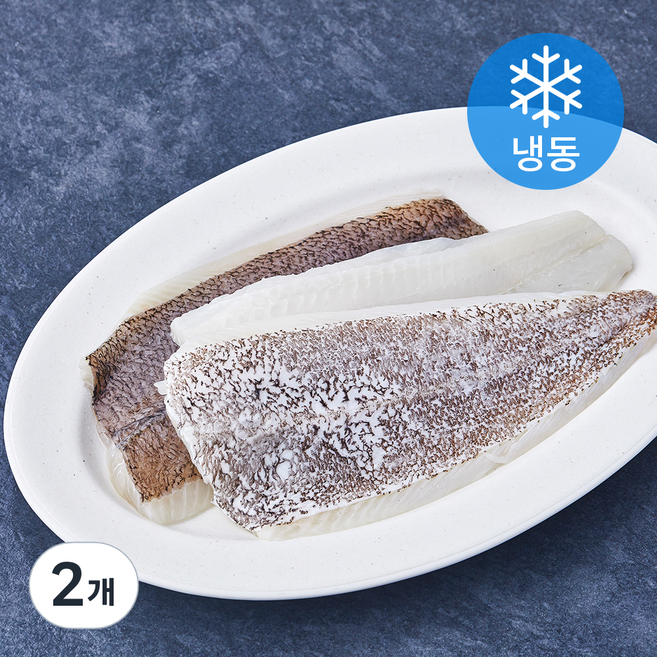 가시바른 두툼한 순살 가자미 (냉동), 2개, 700g