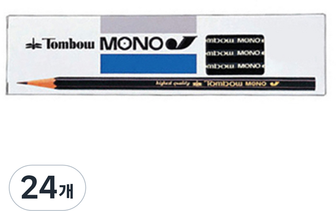 MONO 톰보 미술연필 J, 3H, 24개