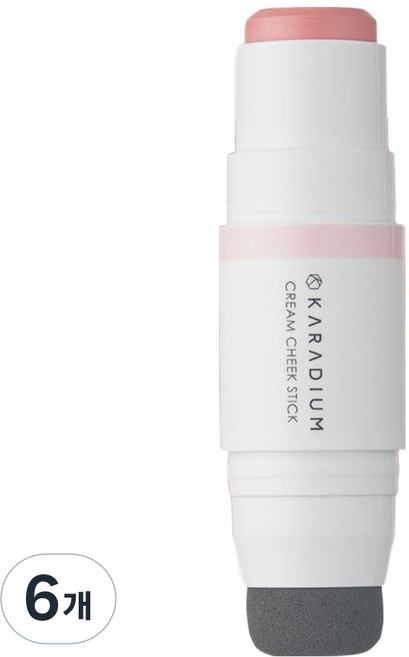 카라디움 크림 치크 스틱 8g, 피오니, 6개