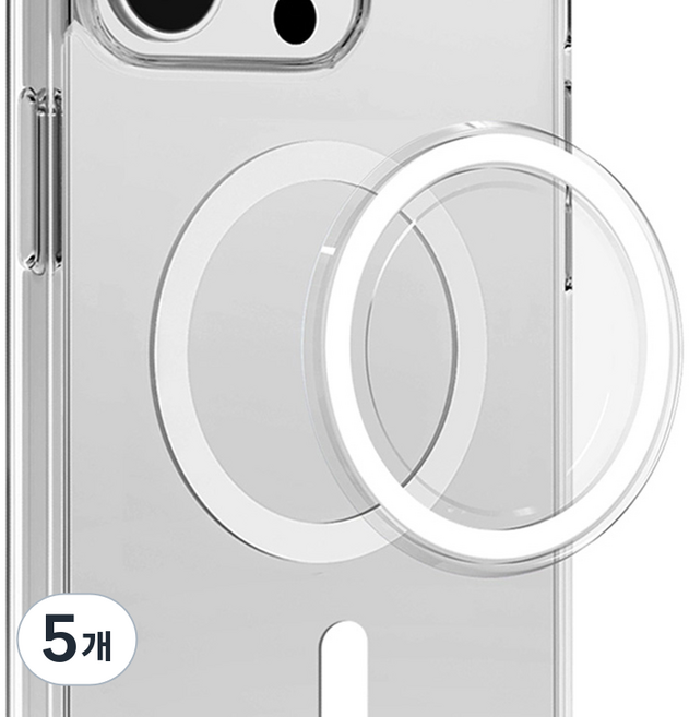 다연경 맥세이프 그립 톡홀더 디스크 만들기 제작용 스마트톡, 화이트, 5개