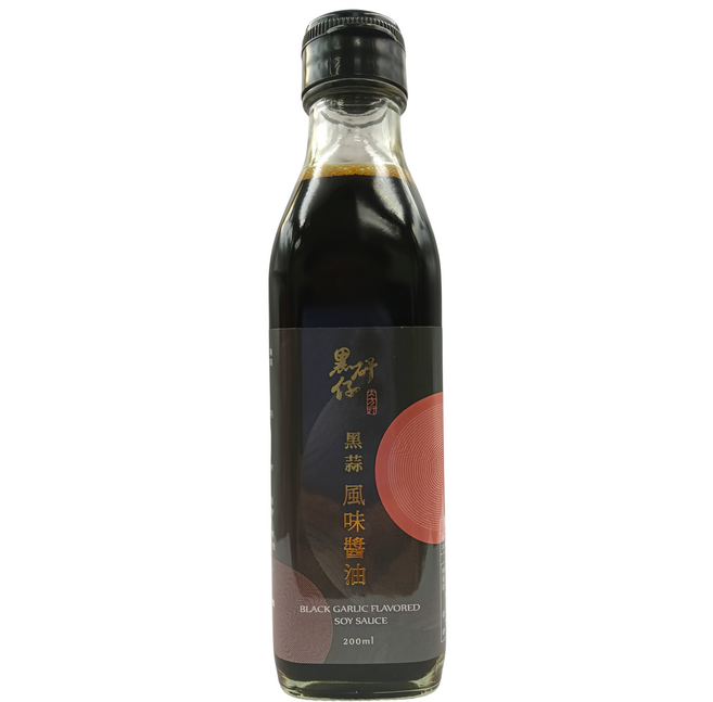 黑矸仔 黑蒜風味醬油, 1個, 200ml