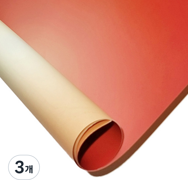 대한 소품 촬영용 그라데이션 배경지 인스타 음식 사진 스튜디오 뒷 배경지, 베이비치, 3개