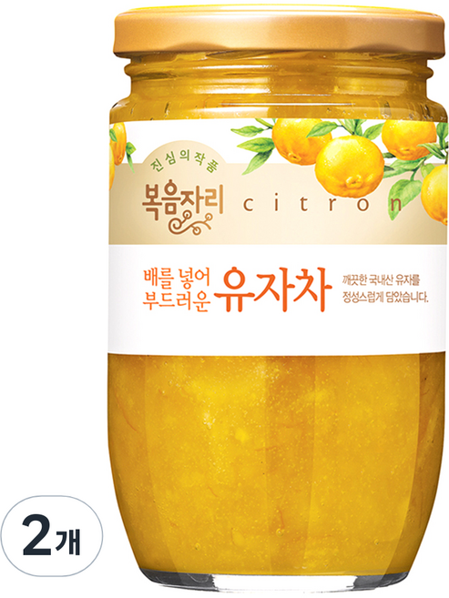복음자리 배를 넣어 부드러운 유자차, 480g, 1개입, 2개