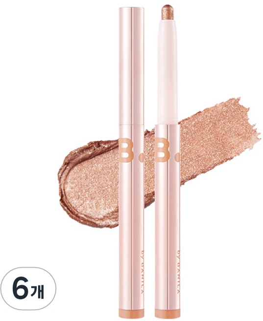 바닐라코 무드 온 아이 컬러 스틱 0.5g, 09 문라이트, 6개 - 쿠팡