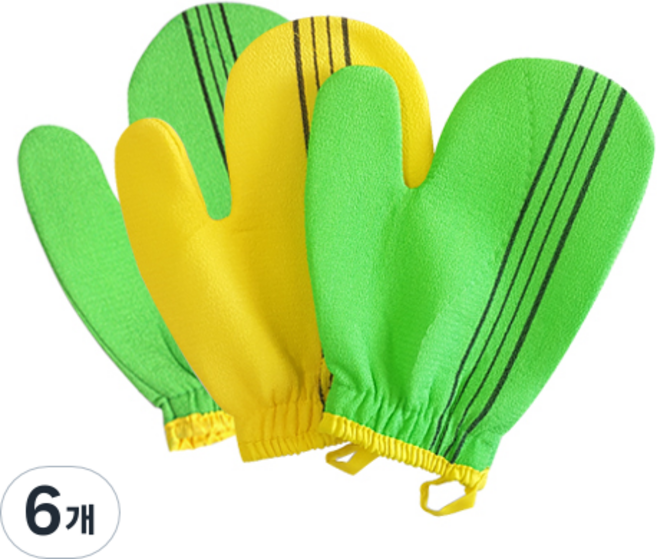 sofrien 拇指沐浴手套, 隨機出貨, 6個, 1入