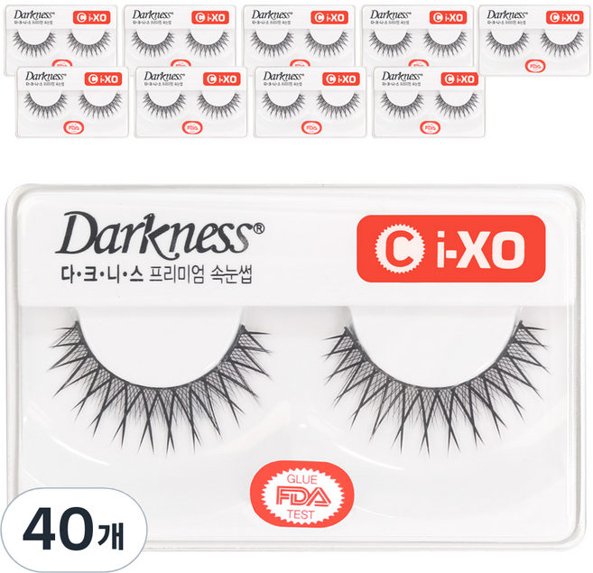 다크니스 프리미엄속눈썹, ci-XO, 40개