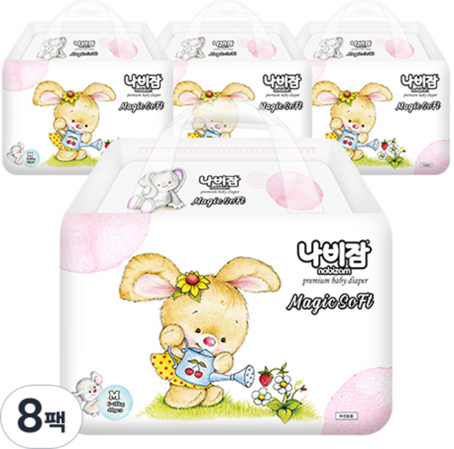 매직소프트 밴드형 기저귀 아동공용, 중형(M), 320매