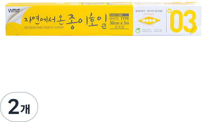 월리스 자연에서 온 종이호일 실속형, 3m, 1개입, 2개