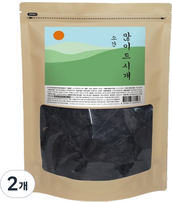 바이케이알 많이드시개 대용량 수제 간식, 소간, 400g, 2개
