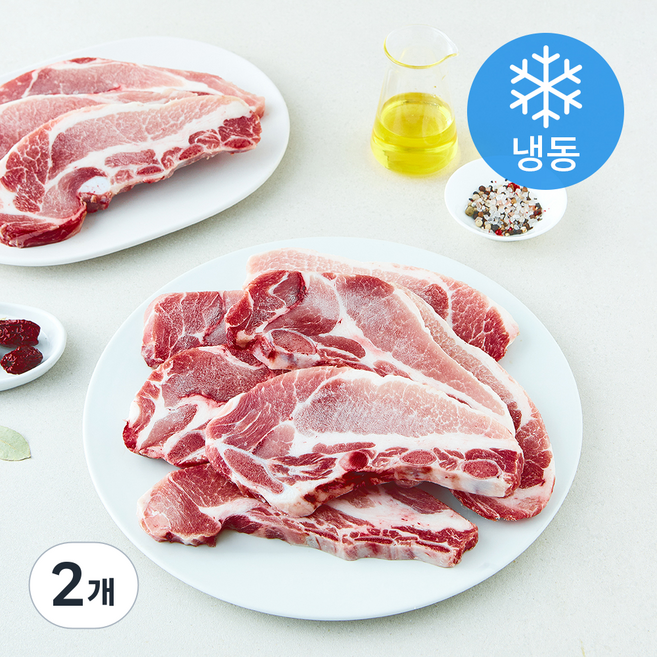 한돈 LA 갈비 (냉동), 2개, 4kg