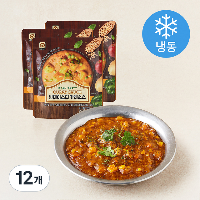 빈테이스티 카레소스 (냉동), 180g, 12개, 1개입