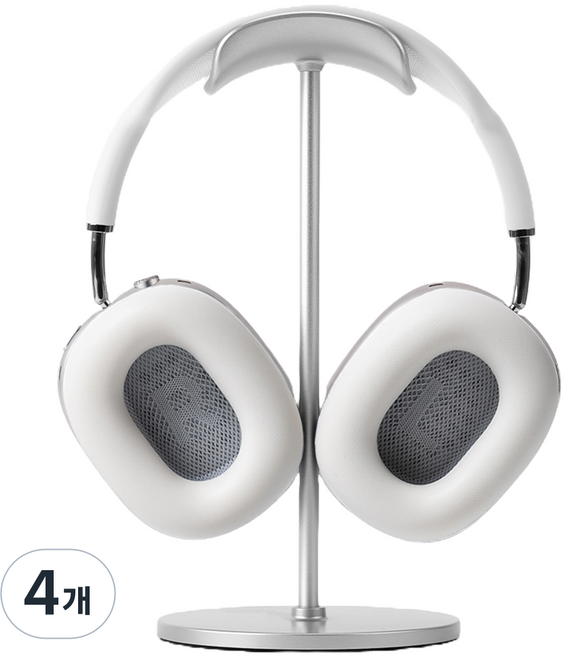 누아트 에어팟 호환 내부 이어 쿠션 실리콘 케이스, 에어팟 맥스 / 맥스2, 스타라이트, 4개