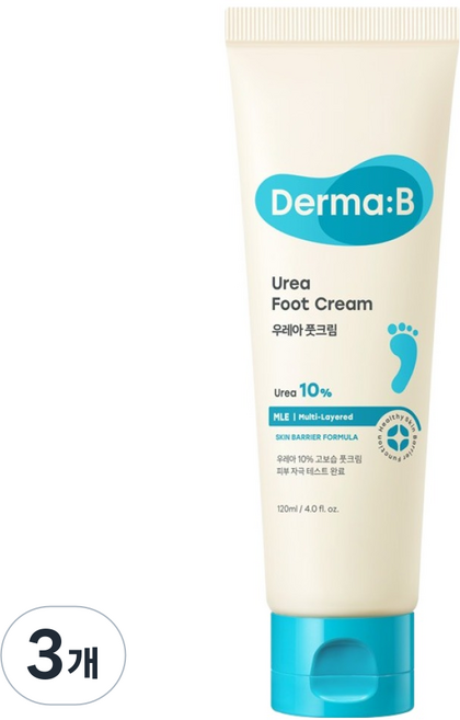 더마비 우레아 풋크림, 120ml, 3개, 1개입