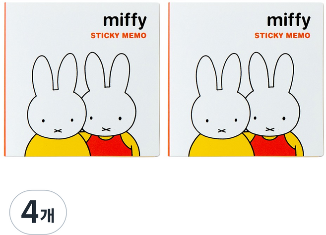 스튜디오에잇 미피 2단점착메모, 1타입, 4개