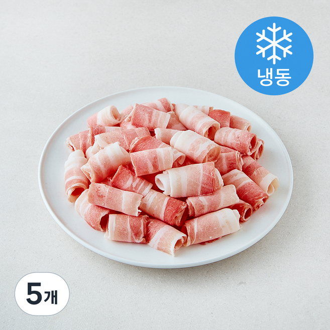 수입 돌돌말이 대패 삼겹살 (냉동), 5개, 3kg