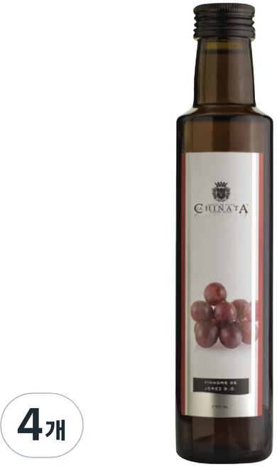 라치나타 쉐리 비니거, 4개, 250ml