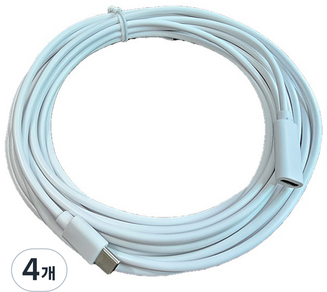V STARCAM 威視達康 Type-C 電源適配器延長線 3m 室內用, 4個, 單一商品